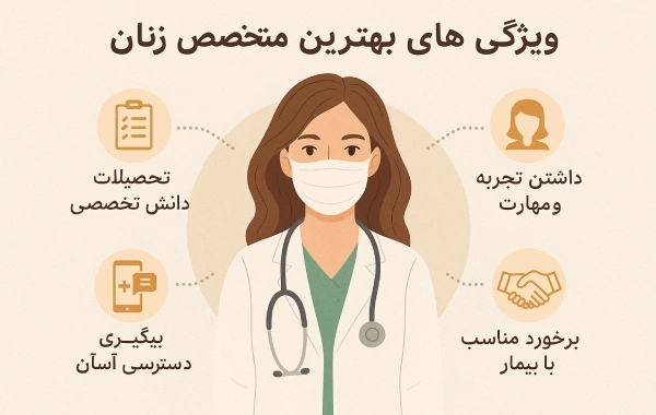 ویژگی بهترین متخصص زنان