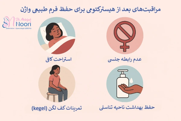 مراقبتهای بعد از هیسترکتومی برای حفظ فرم طبیعی واژن